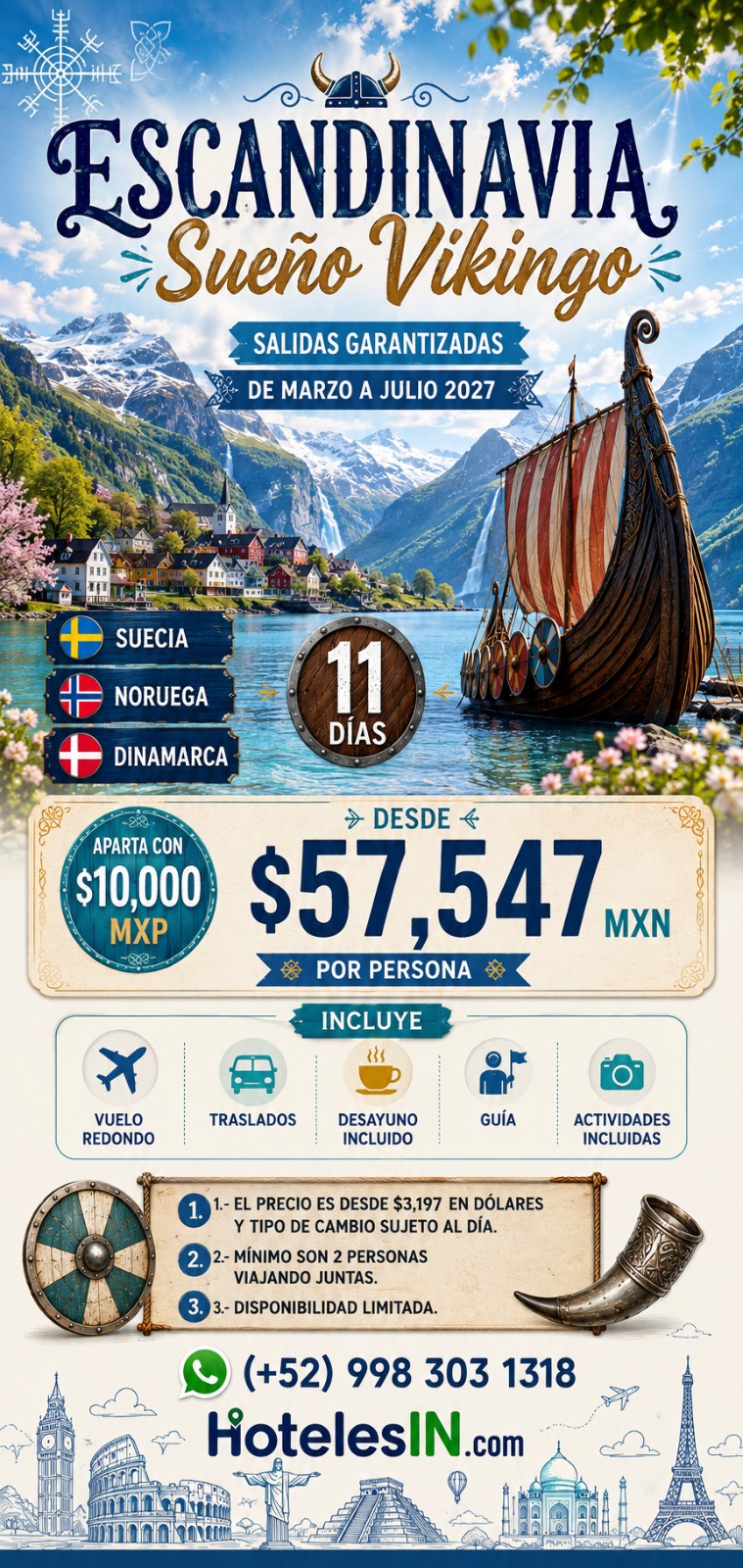 Promoción Escandinavia · Sueño Vikingo